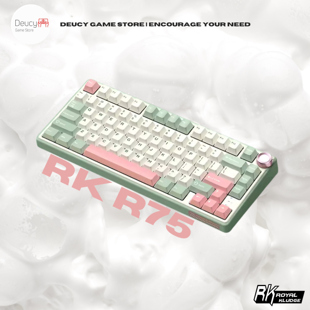 Jual Royal Kludge R75 Wireless Triple Connection Mechanical Keyboard ...