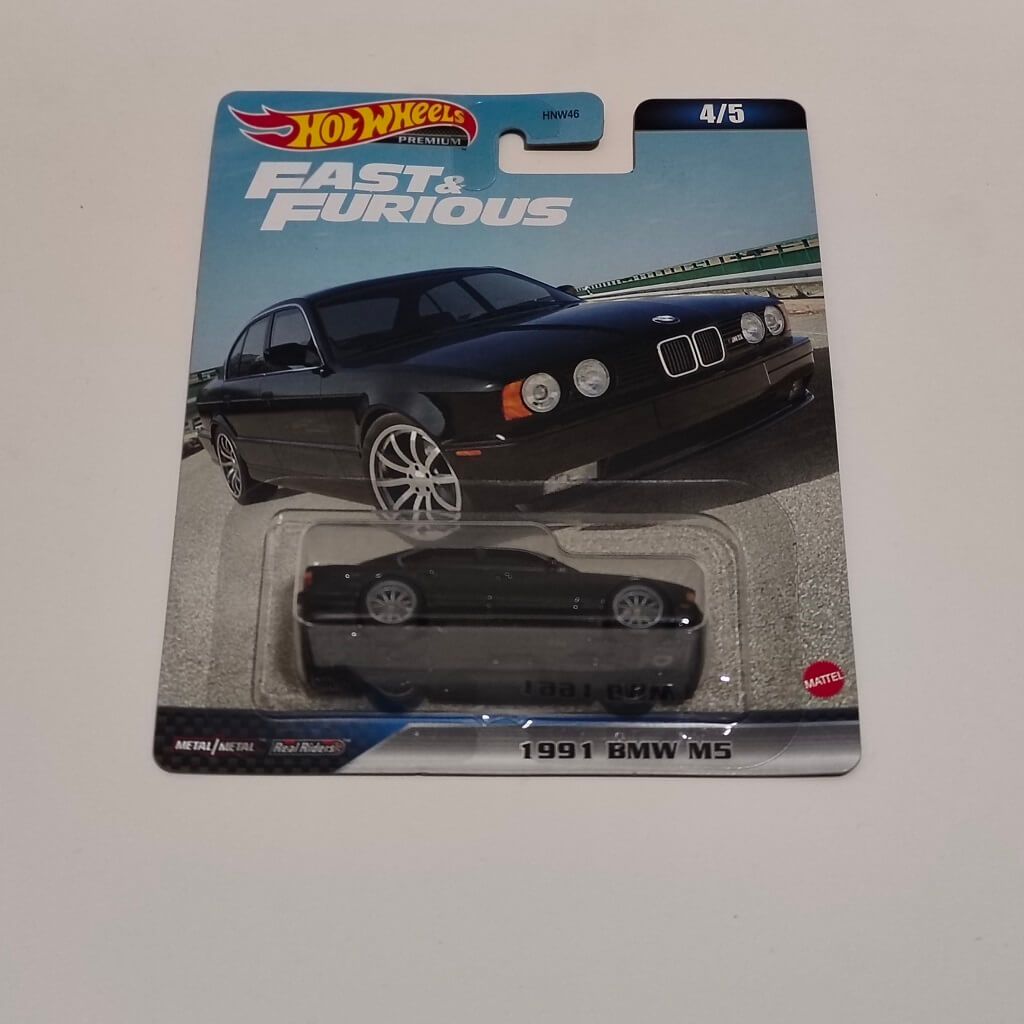 Hot Wheels Fast And Furious BMW M5 1991 - Voiture Die Cast 1:64 Échelle 7 Cm