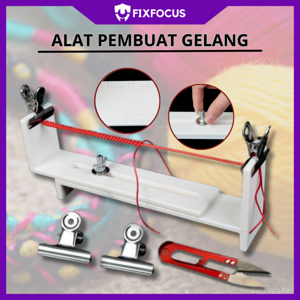 Jual Alat Pembuat Gelang Tali Adjustable Jig Diy Kerajinan Rajut Tangan ...