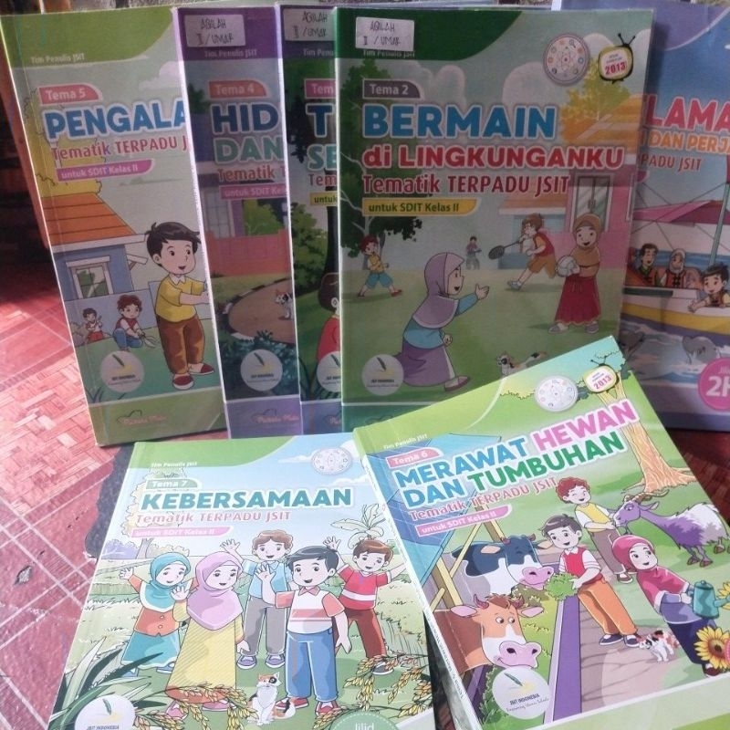 Jual Buku Tematik Terpadu kelas 2 SD/Mi B s/d H | Shopee Indonesia