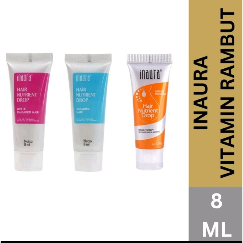 Jual INAURA Hair Vitamin Drop 8ml | Shopee Indonesia