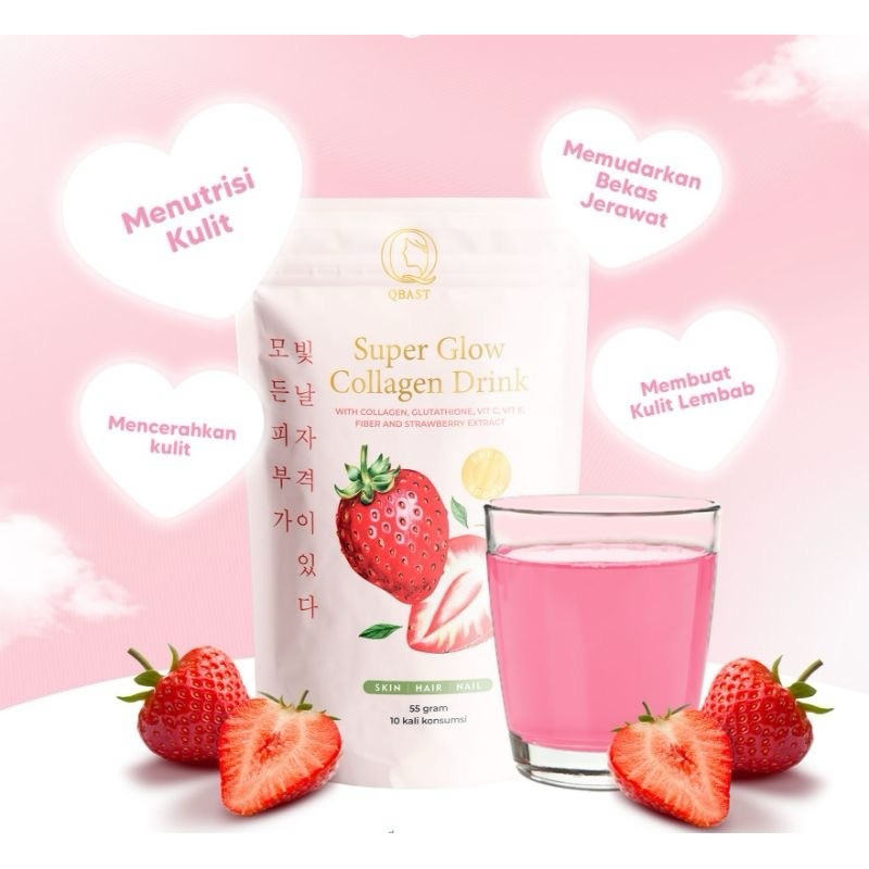 Jual Qbast Collagen Drink - super glow collagen drink original murah ...