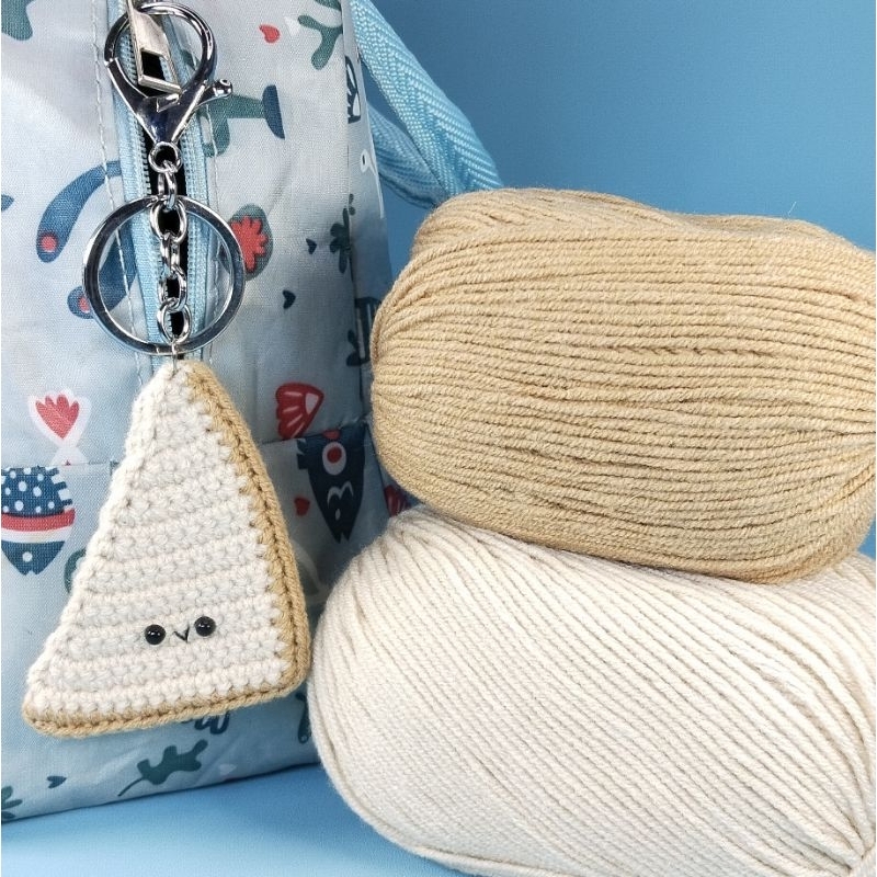 Jual Keychain Amigurumi Toast / Gantungan Kunci Rajutan / Ganci Crochet ...