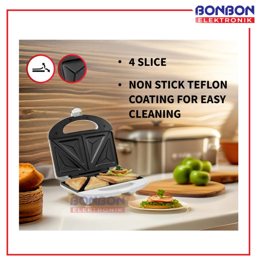 Jual Sharp Toaster KZS-70L(W) LIBRE Sandwich Toaster - Pemanggang Roti ...