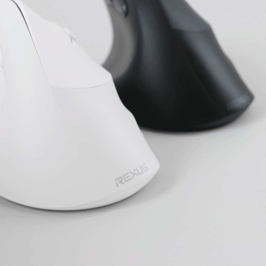Jual Rexus Clif QV-260 QV260 Vertical Gaming Mouse vertical Wireless ...