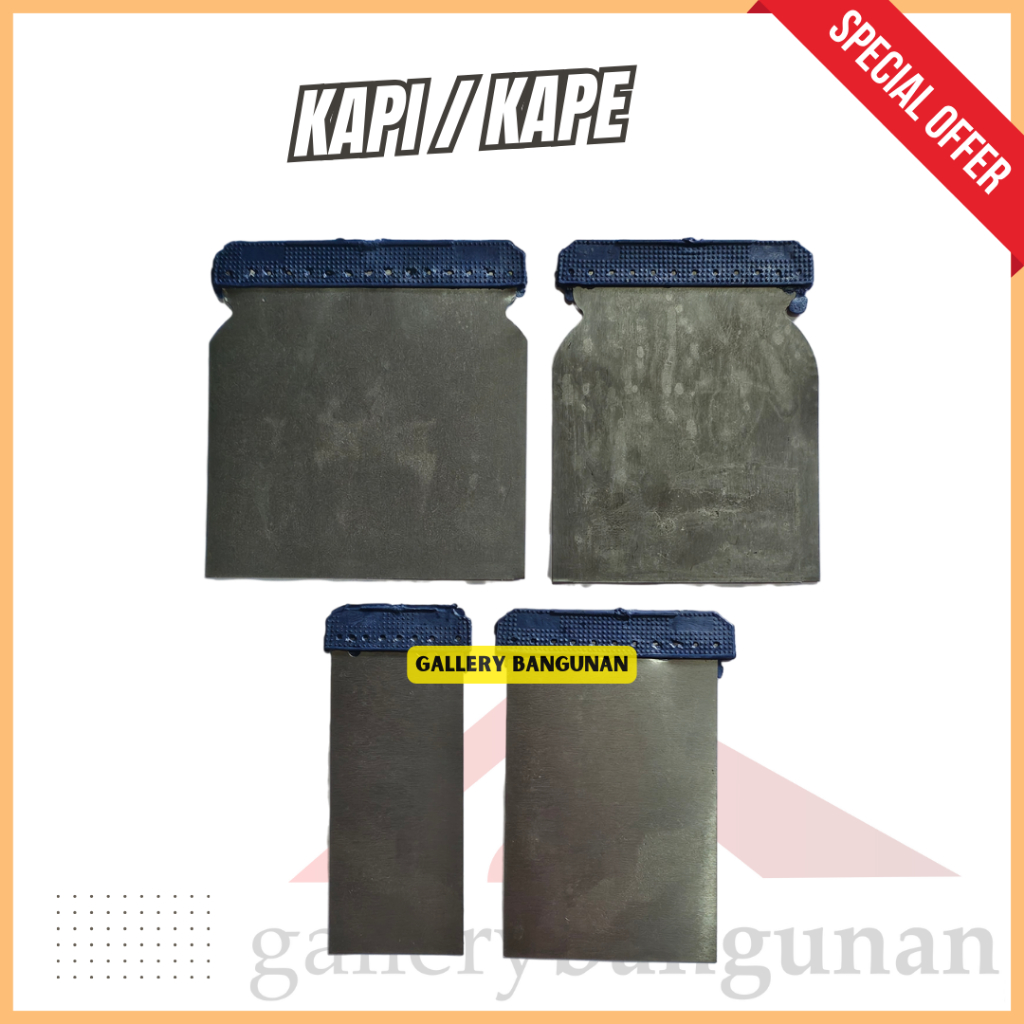 Jual Kapi Set Besi Gagang Plastik Isi 4pcs Gigan Untuk Dempul Kapee ...