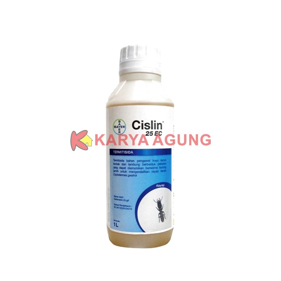 Jual CISLIN 25 EC 1L Envu BAYER Obat Anti Rayap Rumah Kayu Bangunan ...
