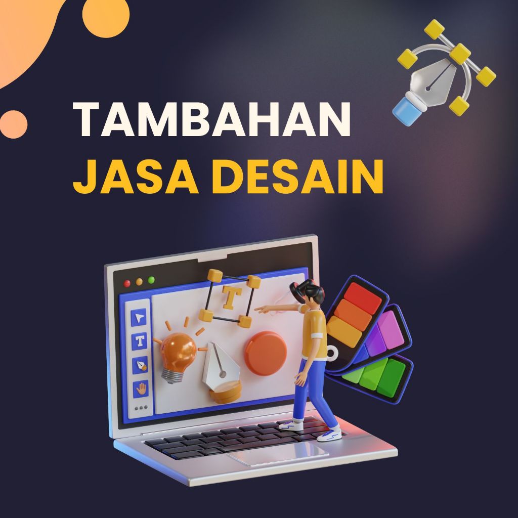 Tambahan Jasa Desain (Kaos, Tote Bag, MousePad, dll)