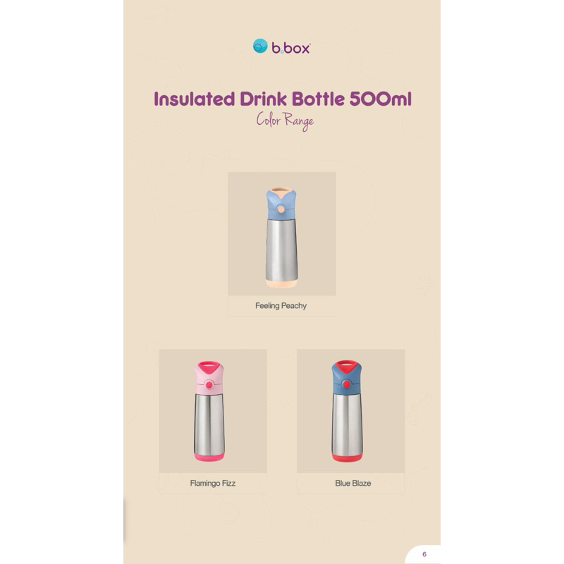 Jual Bbox Insulated drink bottle 500ml| Botol minum anak tahan dingin ...
