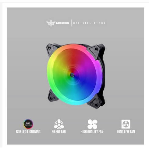 Jual Fan Casing 12cm NYK AURA Nemesis LED RING Auto RGB Gaming Fan Case ...