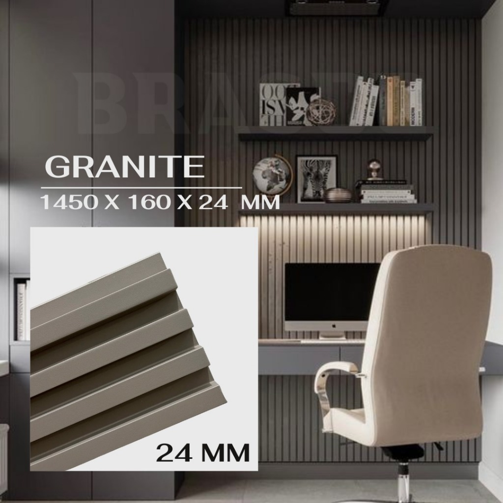 Jual WPC Grade A+ Wall Panel 1.45 m 3D Hiasan Dinding DIY Wood Panel 1. ...