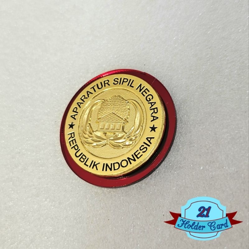Jual Pin Korpri ASN Bulat Akrilik Premium | Shopee Indonesia