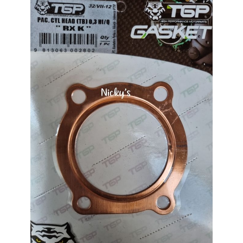 Jual TGP Packing Paking Gasket Cylinder Head Pac Cop Pak Kop Atas 3,3mm ...