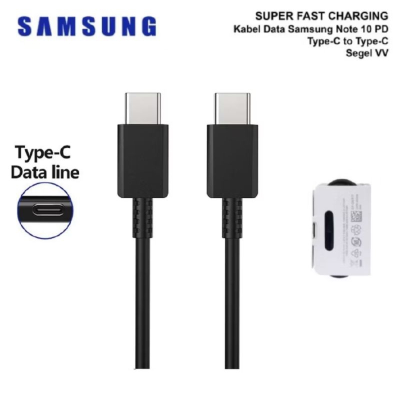 Jual Kabel Data TYPE C To C Kabel data Fast Charging TYPE C Ke C Sport
