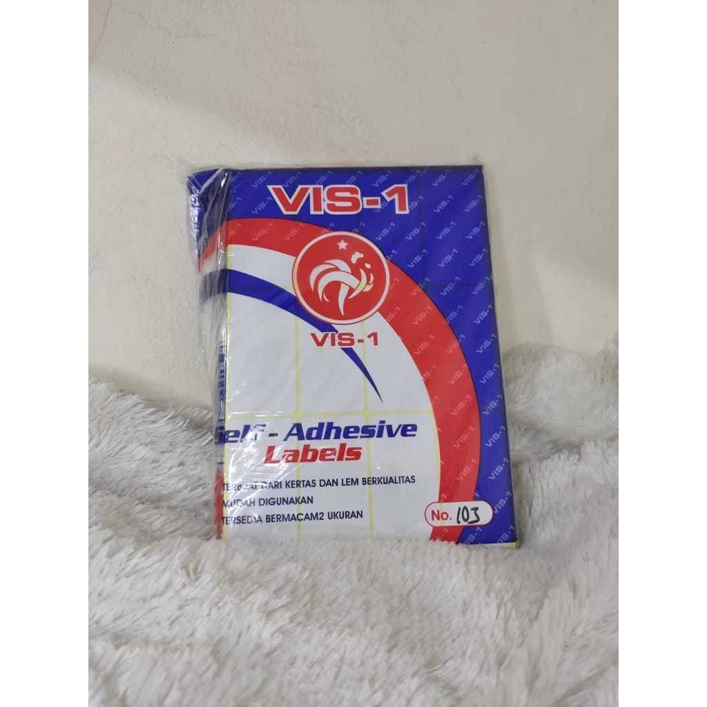 Jual Label Sticker Harga Vis 1 No 103 Isi 7 Lembar | Shopee Indonesia