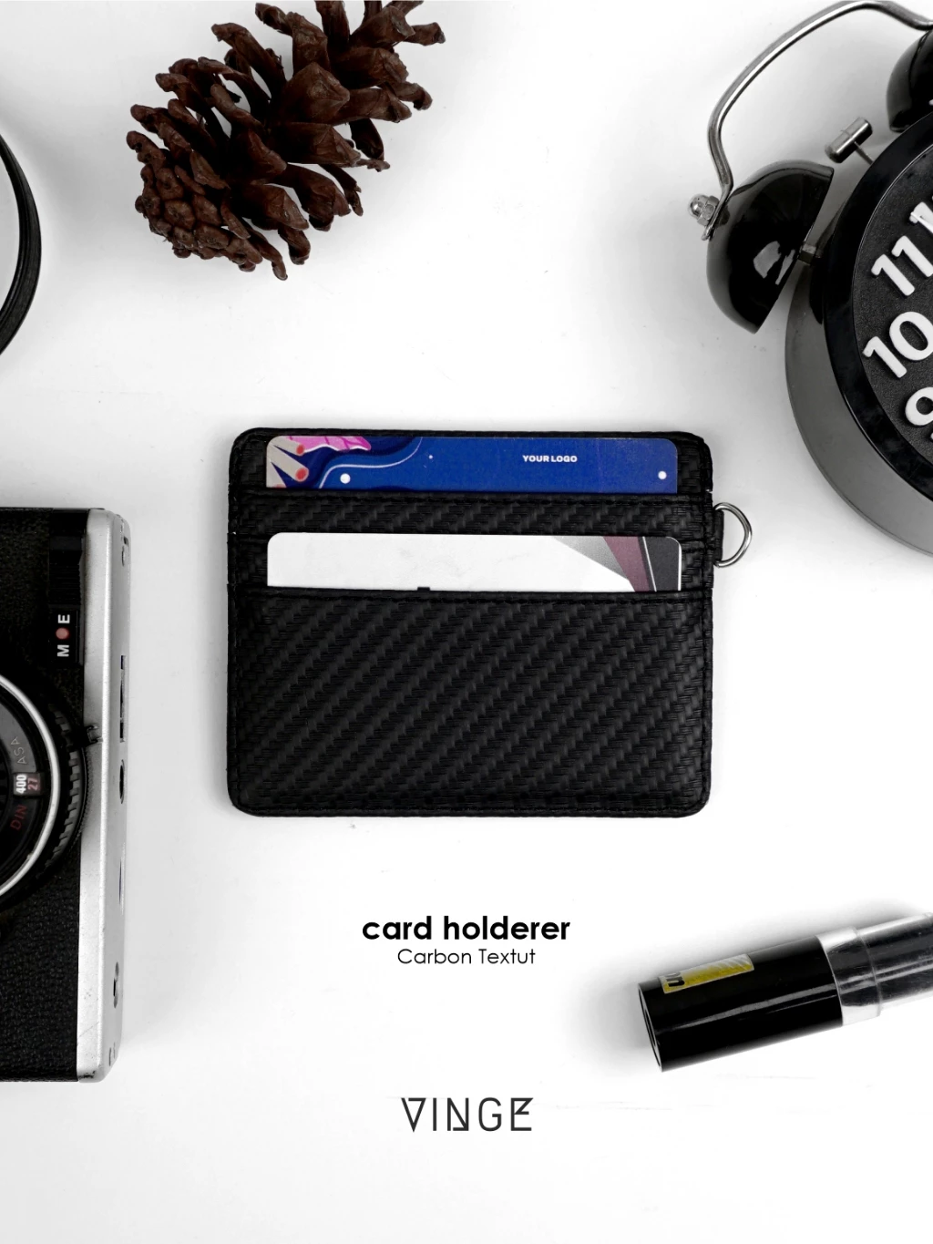 Card Holder Mika Tipis Pria Wanita - VINGE Arvid