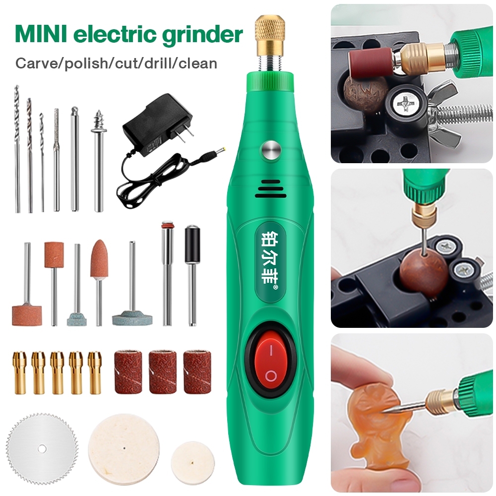 Jual Bor Mini 12V DC 15000 RPM Mini Drill Electric Engraver Grinder ...