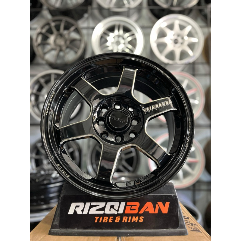 Jual velg te37 r15 black milling spoke dobel pcd kondisi baru | Shopee ...