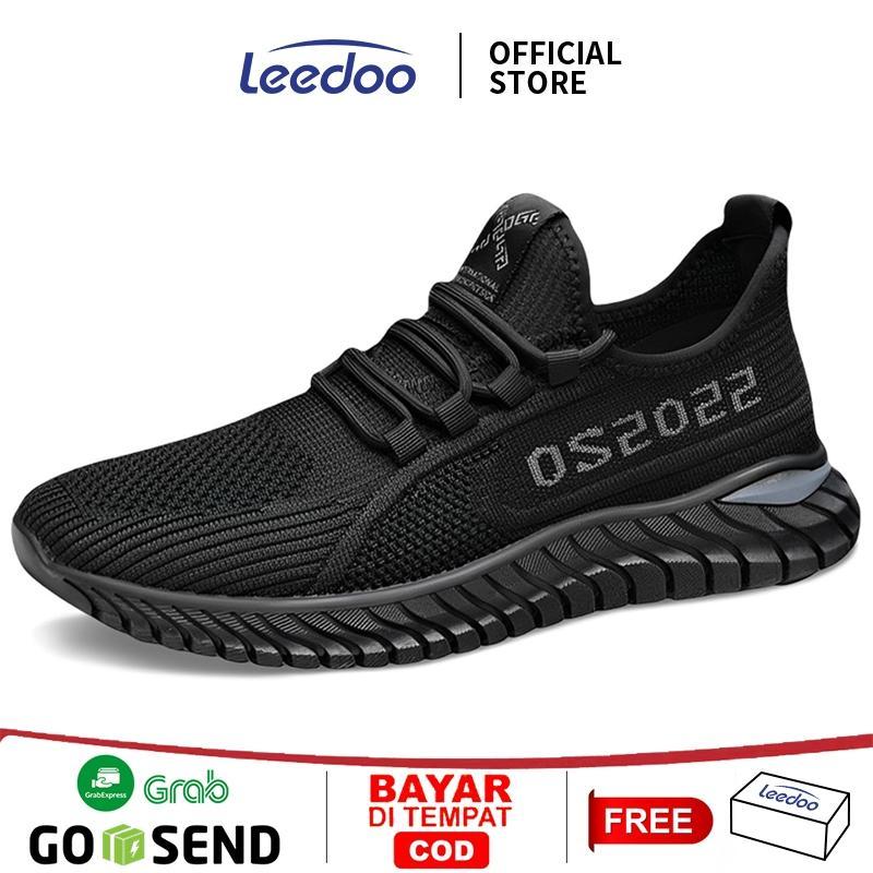 Jual Leedoo Sepatu Sneakers Cowok Kasual Sepatu Pria Lari Nyaman Casual Kekinian Running Shoes