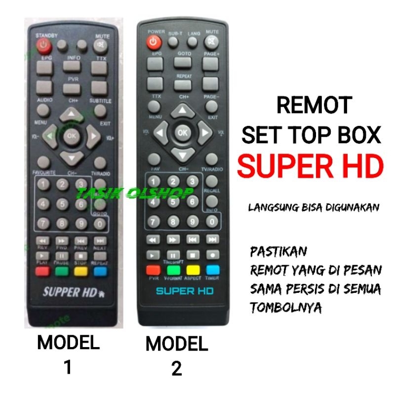Jual REMOTE REMOT STB SUPER HD | Shopee Indonesia