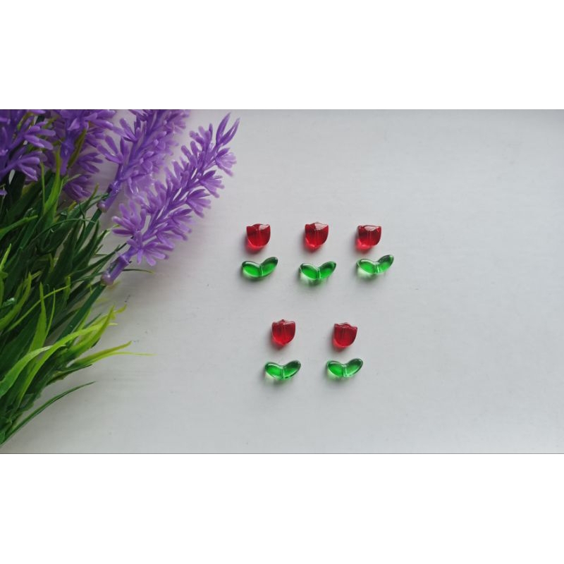 Jual Manik Manik Bunga Tulip Set Flower Beads Bahan Meronce DIY Craft ...