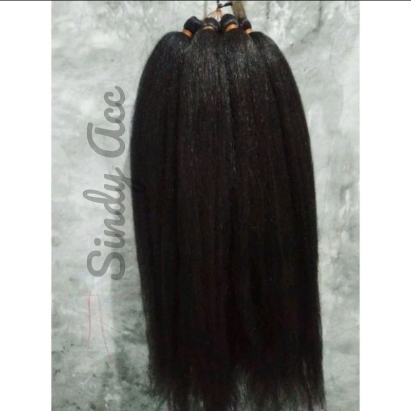 Jual Rambut Cemara Warna Hitam Polos | Shopee Indonesia