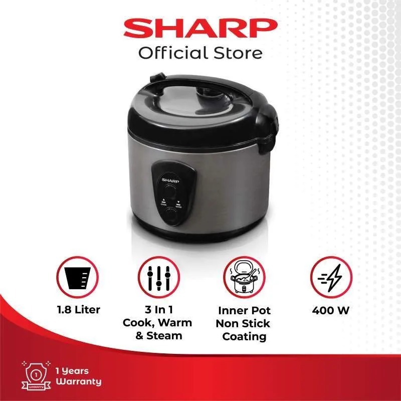 Jual Magic com KS-N18MG-SL SHARP Rice Cooker KSN18MG penanak nasi ...
