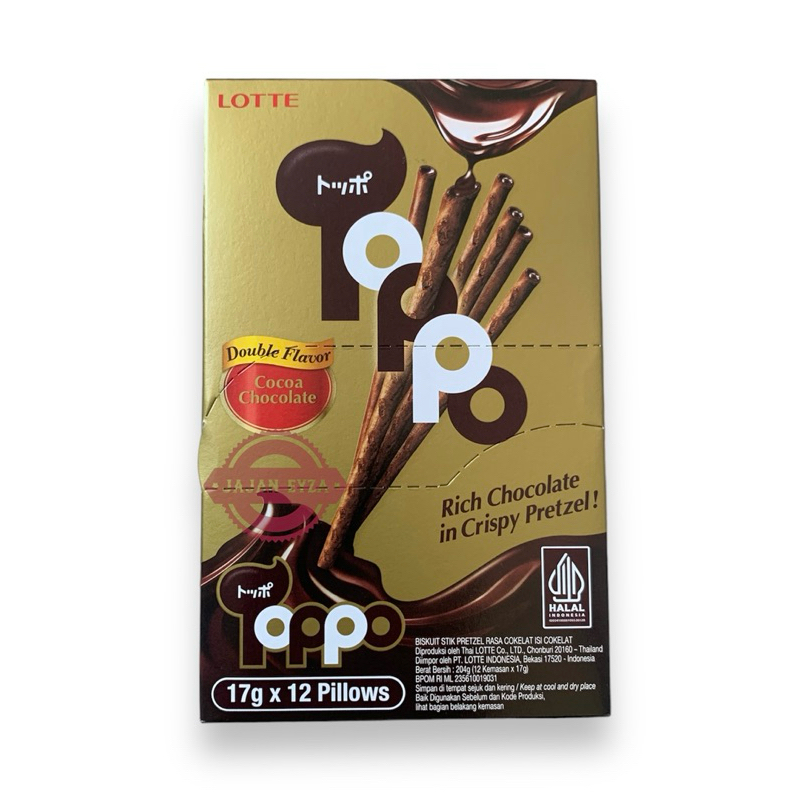 Jual nabati lotte toppo stick | vanila chocolate | double choco | - 1 ...