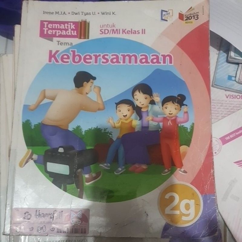 Jual Buku Tematik Terpadu untuk SD Kelas 2 tema 2g | Shopee Indonesia