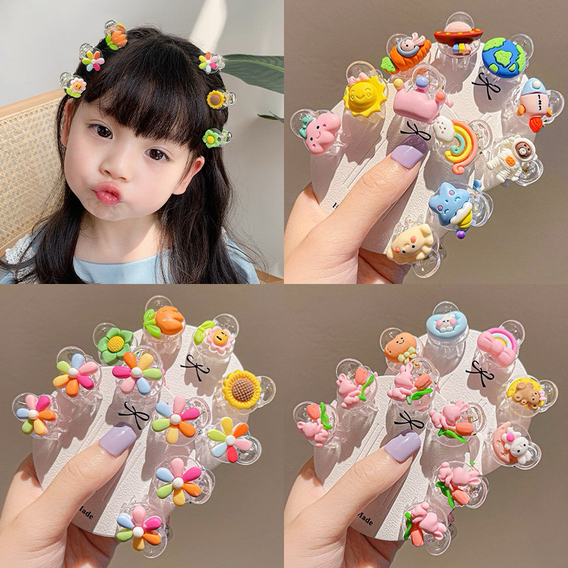 Jual DEALSHOP21 - 6PCS / SET JEPIT RAMBUT MINI ANAK MODEL KOREA / JEDAI ...