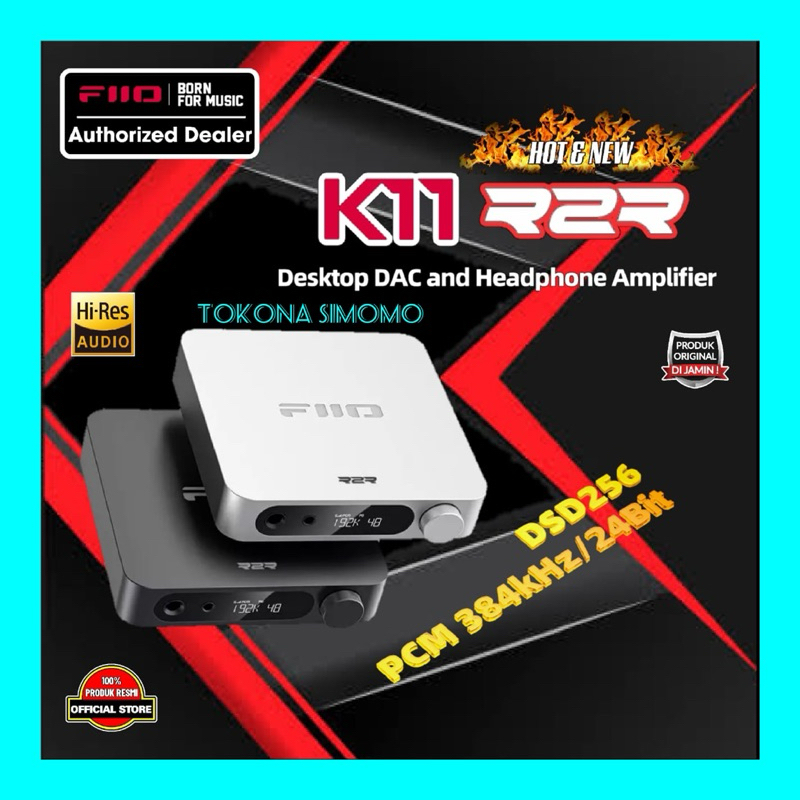 Jual Fiio K11 R2R True 24bit R2R Desktop DAC and Headphone Amplifier ...