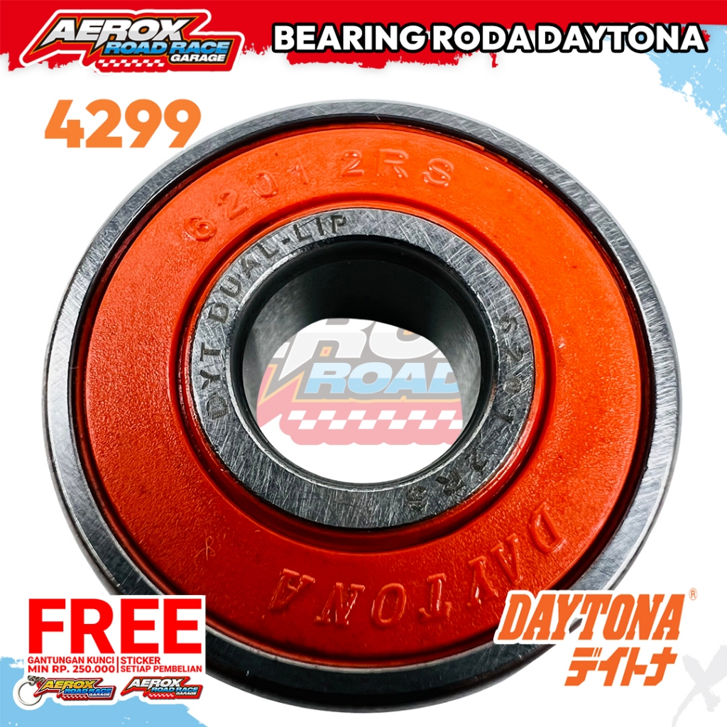 Jual BEARING LAHER RODA 6201 - 2RS DAYTONA JAPAN WHEEL BEARING DAYTONA ...