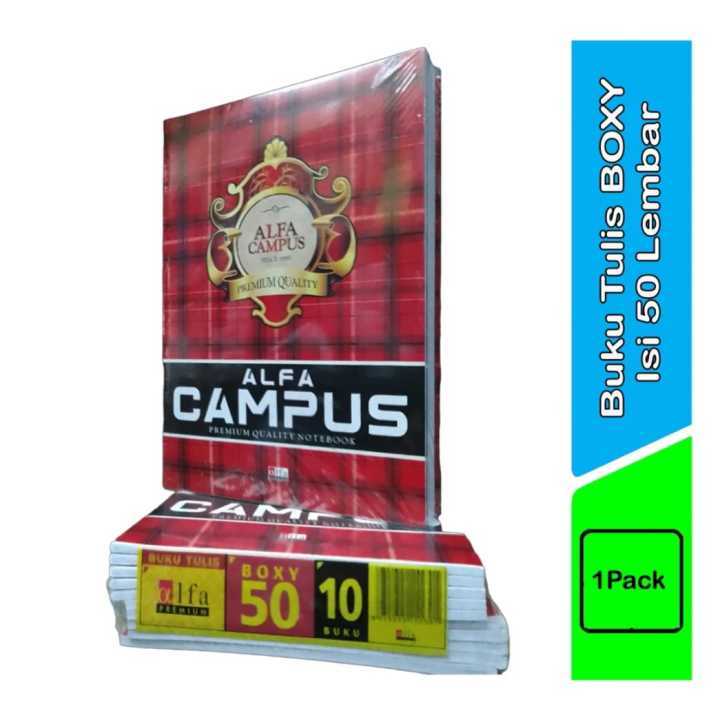 Jual BUKU TULIS Alfa Campus 50 Lembar - (Buku BESAR) | Shopee Indonesia