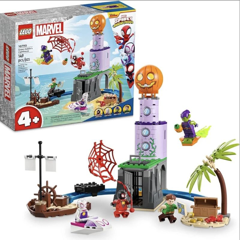 Jual LEGO 10790 MARVEL SPIDERMAN GREEN GOBLIN'S LIGHTHOUSE SPIDER-MAN ...