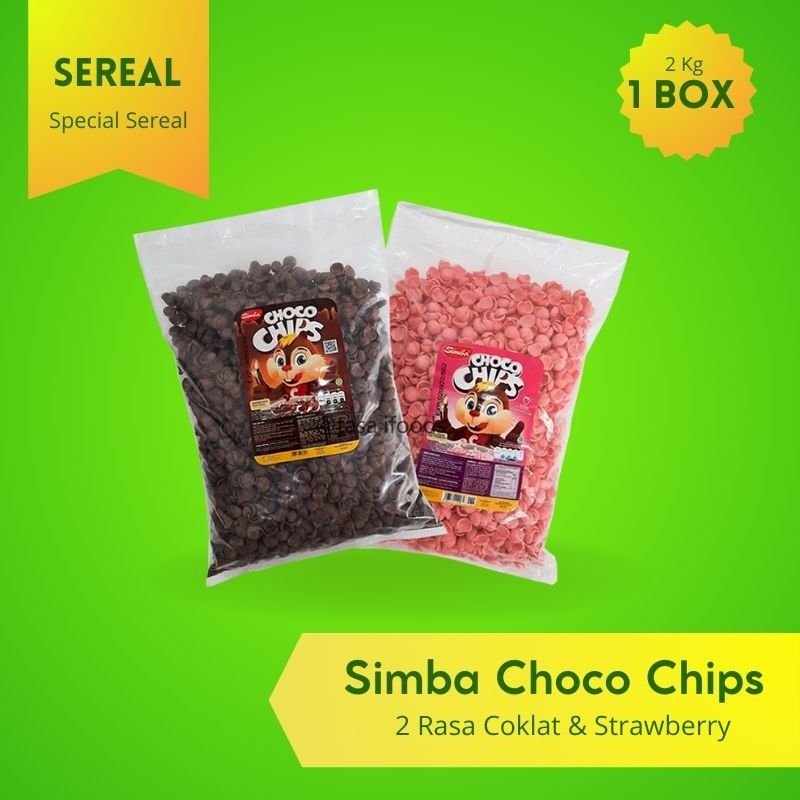 Jual Bali Farm x Simba - Cereal Choco Chips / Rasa Strawberry / Rasa ...
