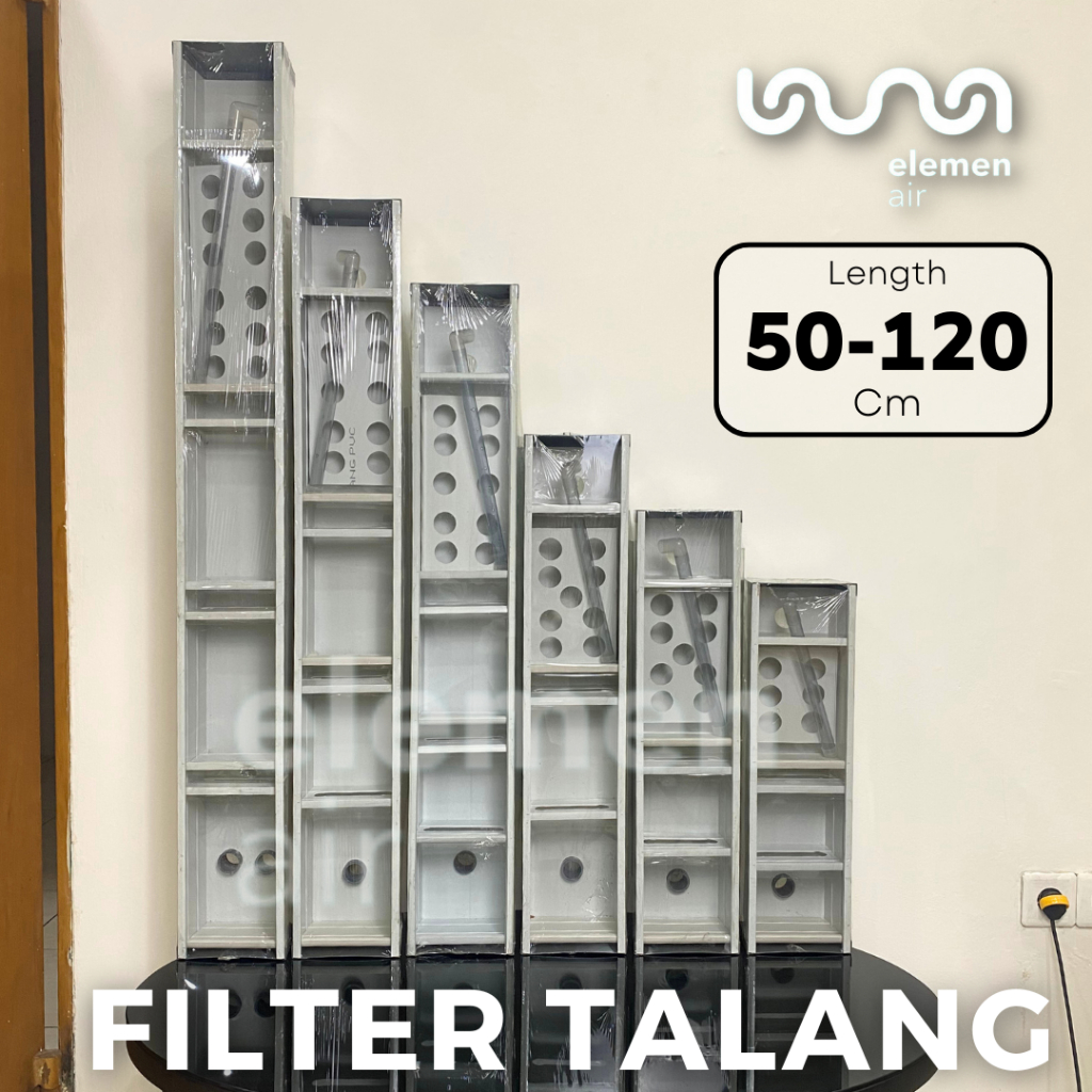 Jual Filter Talang Aquarium Ukuran 50 60 70 90 100 120 cm / Filter Atas ...