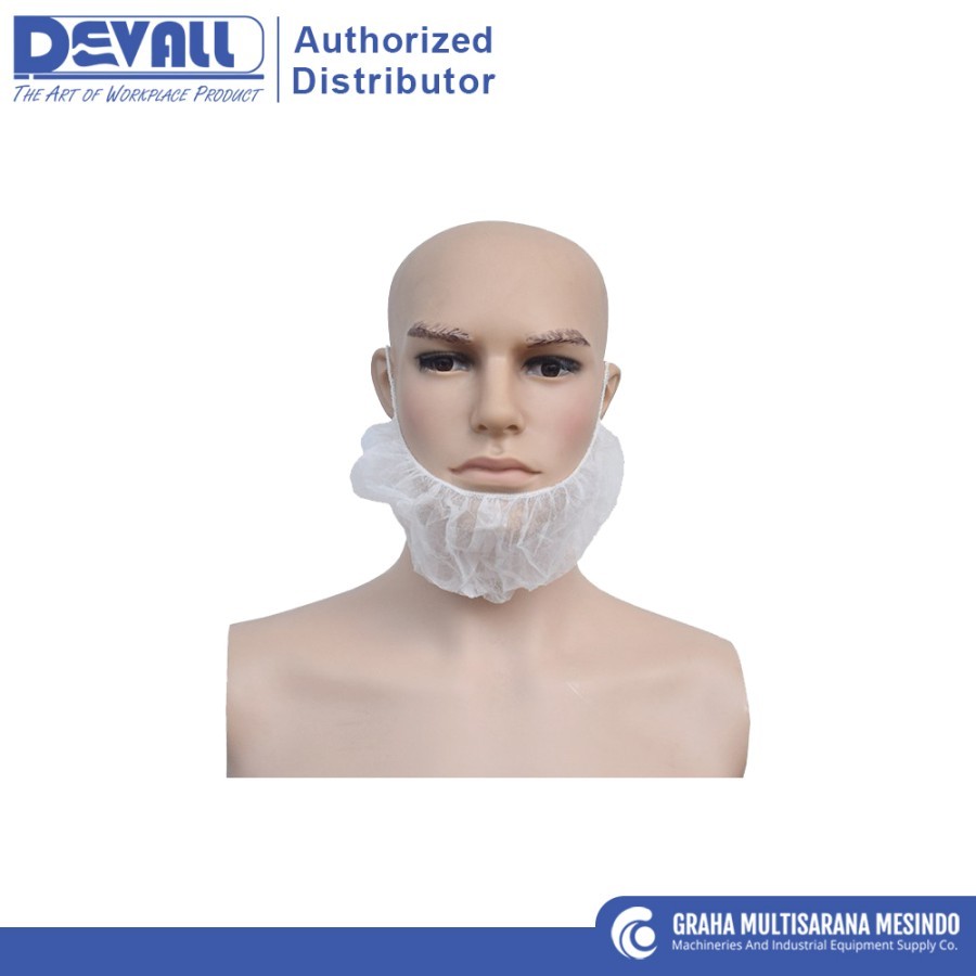 Jual Masker Medis Devall Beard Net CoverJanggut/Penutup Jenggot Sekali ...