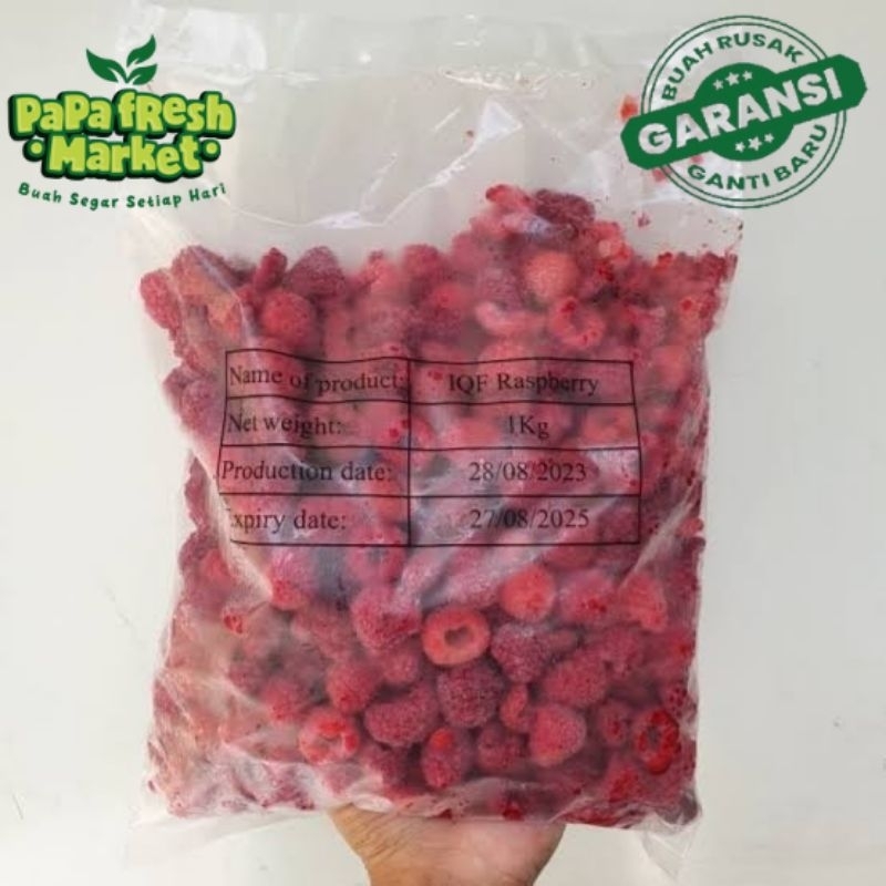 Jual RASPBERRY FROZEN SPESIAL SEGAR PER 1 KG | Shopee Indonesia