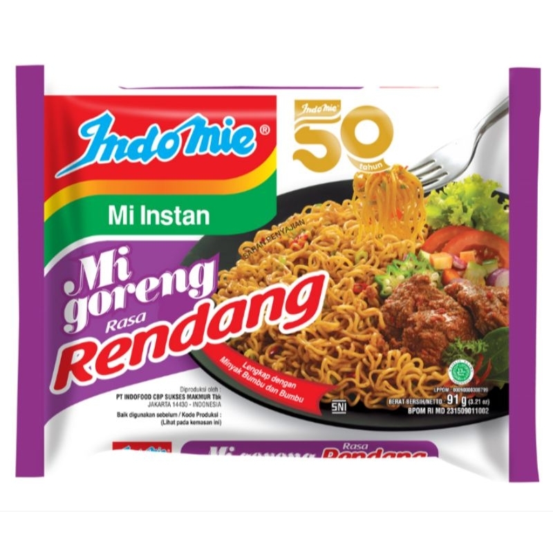 Jual Indomie mie goreng instant rasa rendang | Shopee Indonesia