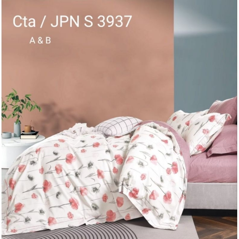 Jual PO !! BEDCOVER SET LENGKAP MOTIF DEWASA MOTIF MINIMALIS