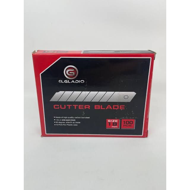 Jual (1 DUS) ISI CUTTER BESAR ELGLADIO / MATA PISAU CUTTER BESAR KUAT ...