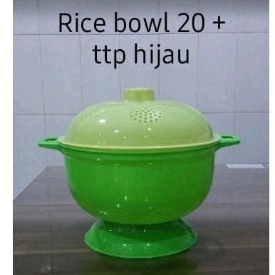 Jual Rice Bowl 20+Tutup Hijau/PINK/Ceting Nasi+ Tutup Jaguar | Shopee ...