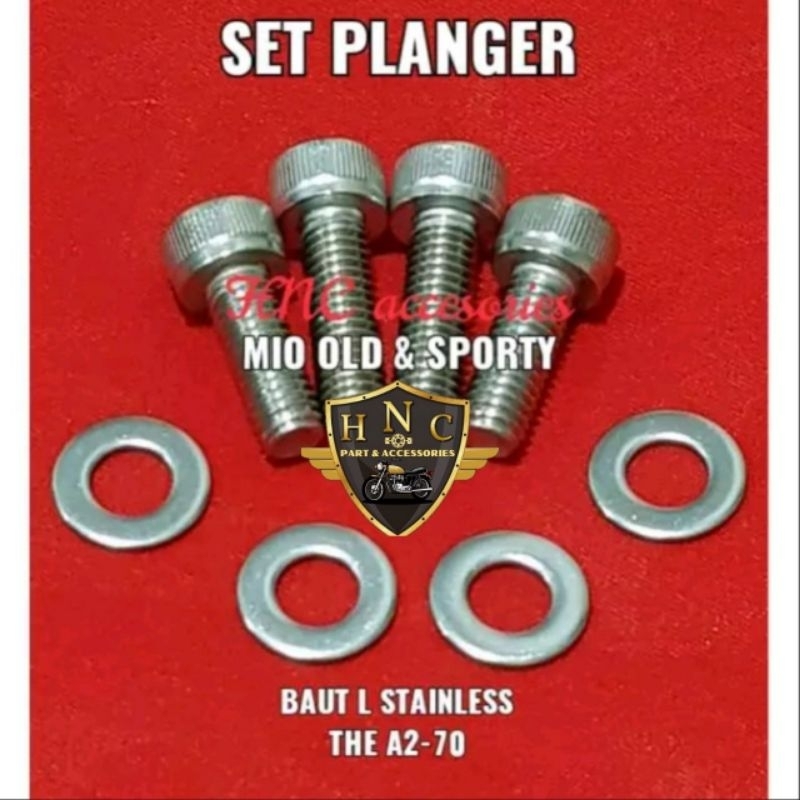 Jual Baut Set Planger MIO Baut L Stainless Set Planger MIO SPORTY ...