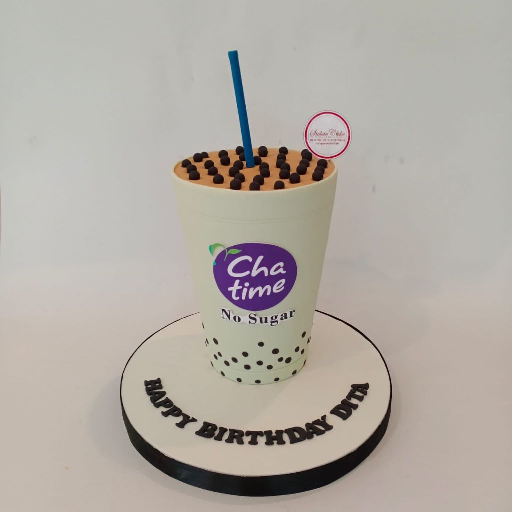 Jual Kue Ulang Tahun/Birthday Cake/Kue Ultah Tema Chatime/Kue Birthday ...