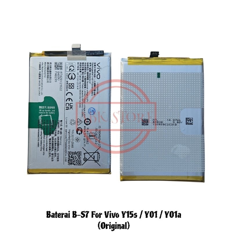 Jual Baterai Battery B-S7 For Vivo Y15s / Y01 / Y01A Original | Shopee ...