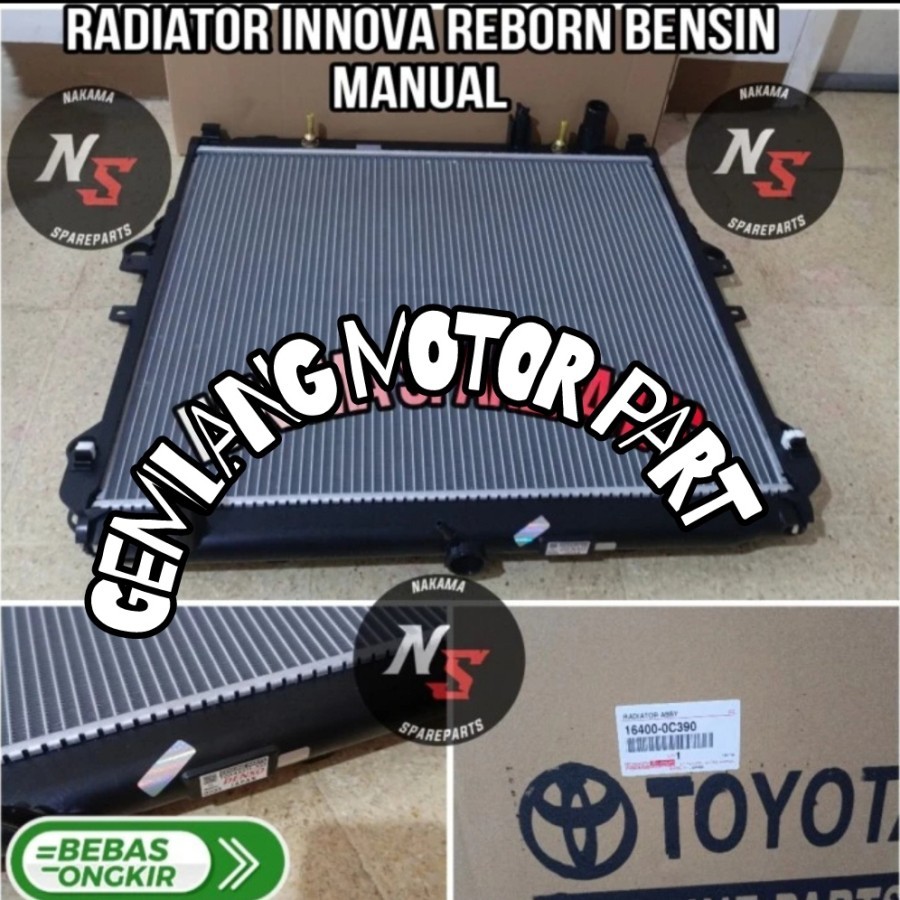 Jual Radiator assy Innova reborn bensin Manual Toyota asli original ...