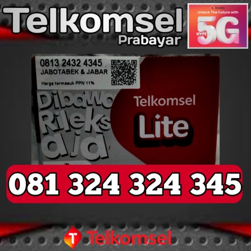 Jual nomor cantik ABC ABC 345 kartu perdana Telkomsel 5G ready | Shopee ...