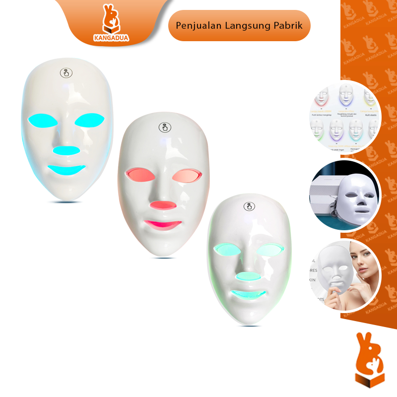 Jual KANGADUA Masker LED PDT Light 7 Warna Led Mask Photon Therapy Alat ...