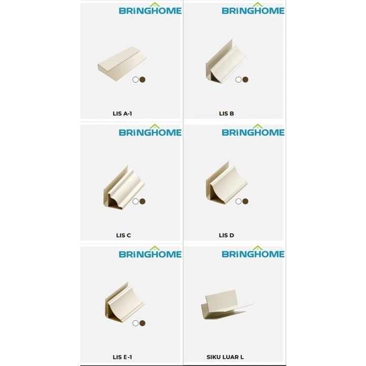 Jual Lis Plafon Pvc Panjang 4 meter | Shopee Indonesia