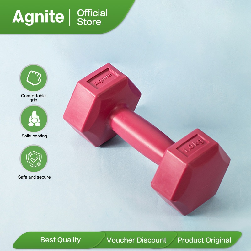 Agnite Barbel / Dumbel Dumbbell Gym Rumahan 1 2 3 KG ER084
